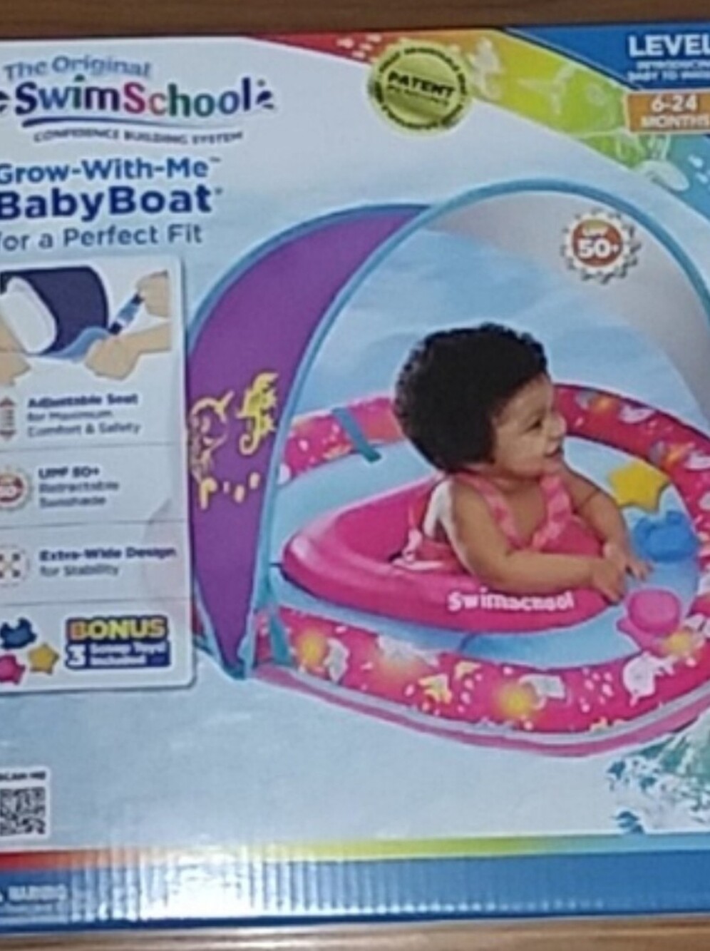 NIB "Swimschool" babyboat level 1 (6-24mts)